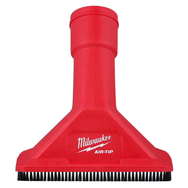 Milwaukee AIR-TIP 2-1/2 in. Rocking Utility Nozzle Attachment With Brushes for Wet/Dry Shop Vacuums (1-Piece) - 49-90-2039
