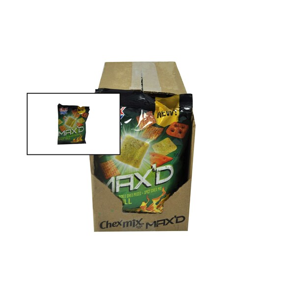 Mezcla de bocadillos Chex Mix Spicy Dill 4.25 oz., paquete de 8 - 16000-15088.