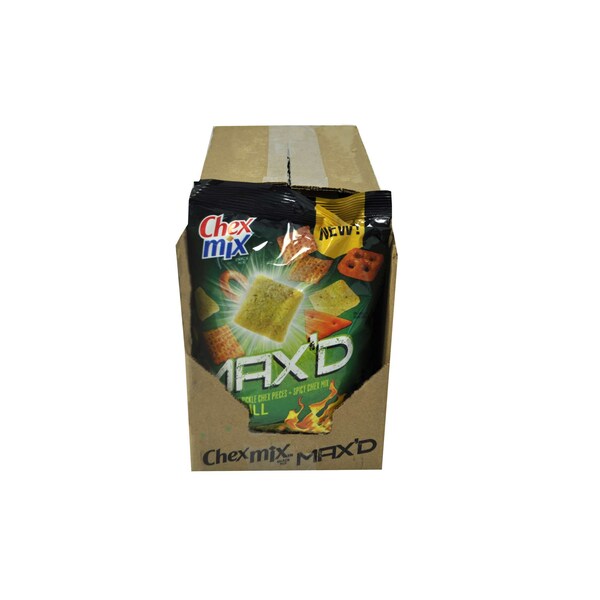 Mezcla de bocadillos Chex Mix Spicy Dill 4.25 oz., paquete de 8 - 16000-15088.