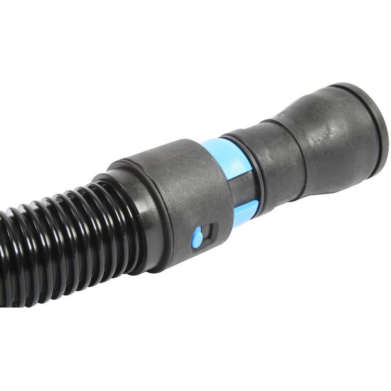 Cen-Tec 16 ft. Quick Click Antistatic Vacuum Hose for Shop Vacs with Expanded Multi-Brand Power Tool Adapter Set - 95578
