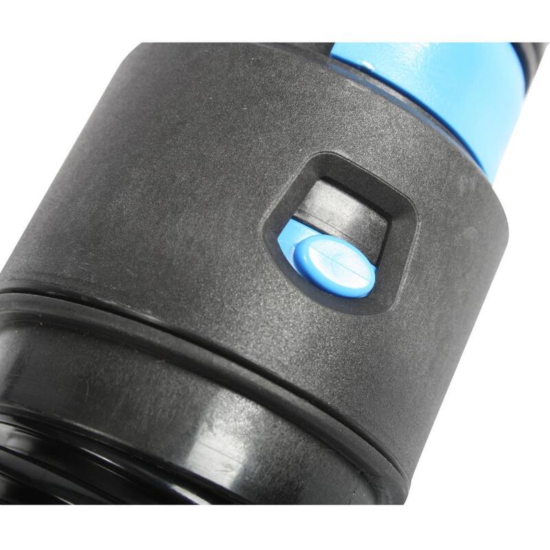 Cen-Tec 16 ft. Quick Click Antistatic Vacuum Hose for Shop Vacs with Expanded Multi-Brand Power Tool Adapter Set - 95578