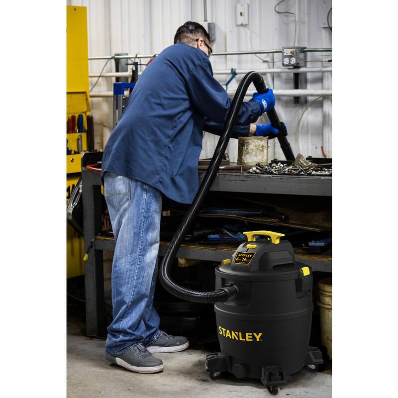 Stanley 16 Gal. Wet/Dry Vacuum with Hose Accessories - SL18199P-16A