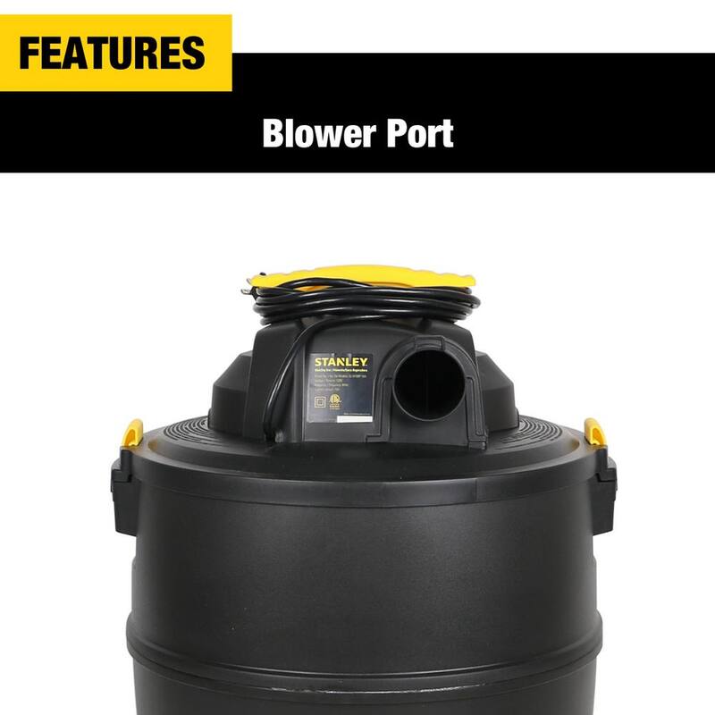 Stanley 16 Gal. Wet/Dry Vacuum with Hose Accessories - SL18199P-16A
