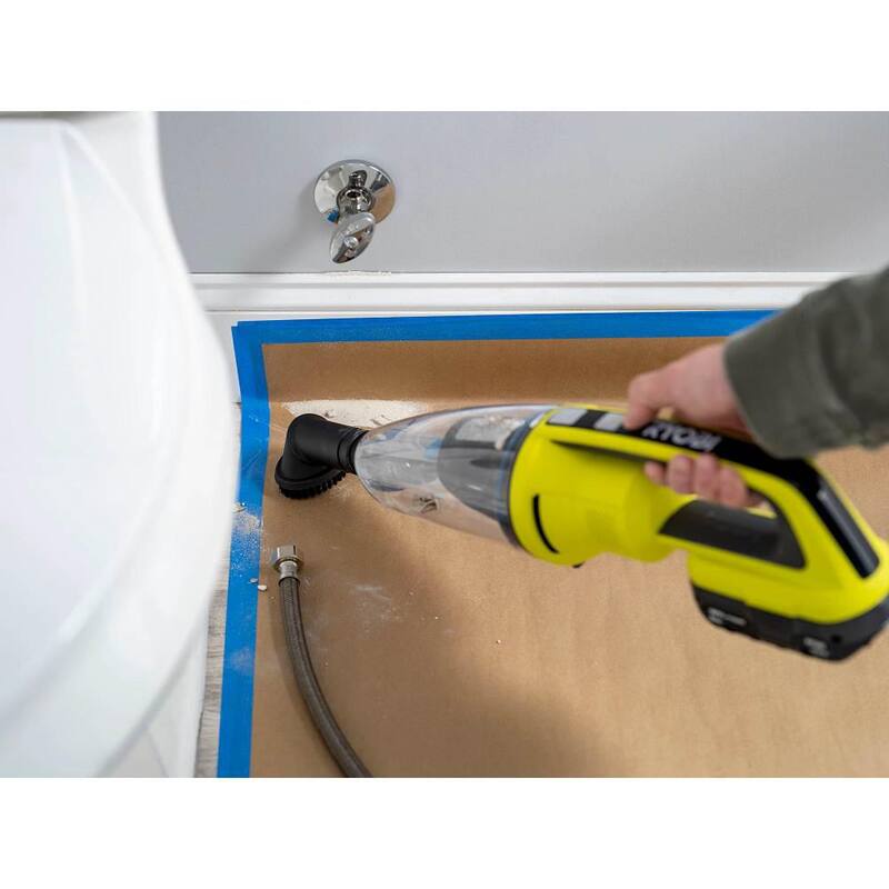 RYOBI ONE+ 18V Cordless Wet/Dry Hand Vacuum (Tool Only) with ONE+ 18V 2.0 Ah Lithium-Ion Battery - PCL702B-PBP006