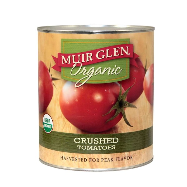 Muir Glen Tomates Orgánicos Triturados en Botella de 104 oz., Paquete de 6 - 725342-28764