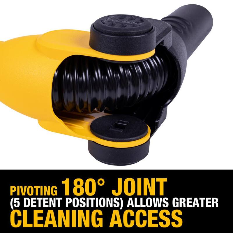 DEWALT Pivoting Extension Wand 1-1/4 in. to 2-1/2 in. Wet/Dry Vacuum 2-Piece - DXVA00-1200