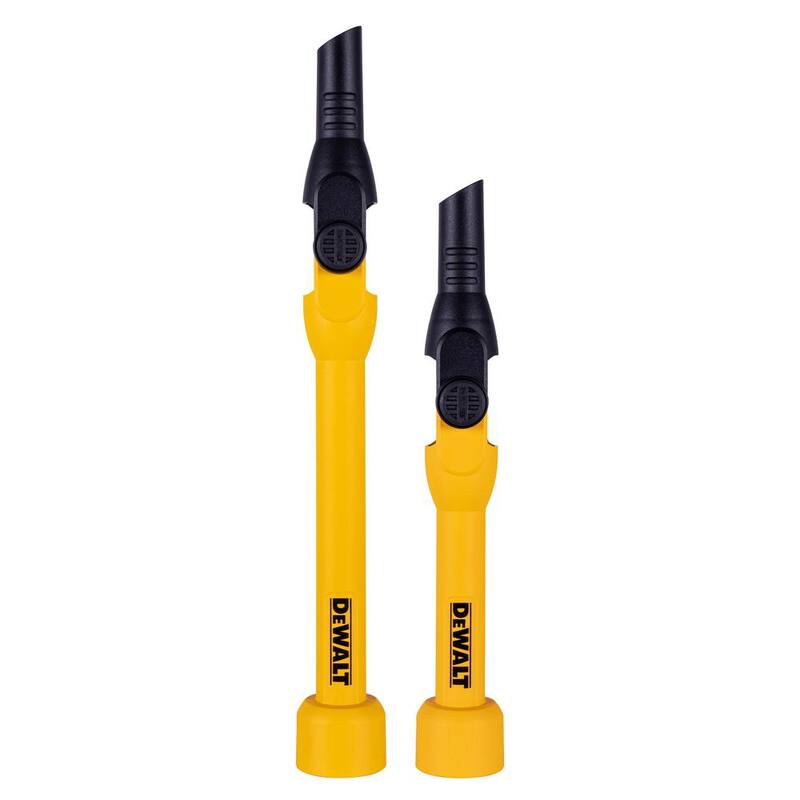 DEWALT Pivoting Extension Wand 1-1/4 in. to 2-1/2 in. Wet/Dry Vacuum 2-Piece - DXVA00-1200