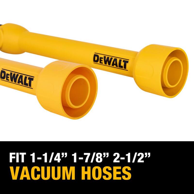DEWALT Pivoting Extension Wand 1-1/4 in. to 2-1/2 in. Wet/Dry Vacuum 2-Piece - DXVA00-1200