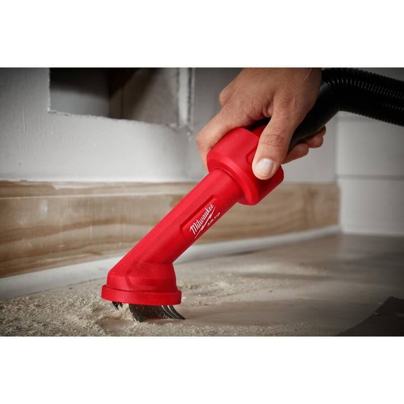 Milwaukee AIR-TIP 1-1/4 in. to 2-1/2 in. Cross Brush Tool and 3-IN-1 Crevice Tool Wet/Dry Shop Vacuum Attachment Kit (2-Piece) - 49-90-2035-49-90-2023