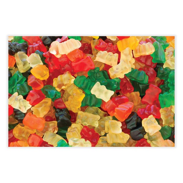 Bocadillos de Oficina. Variedad de dulces, ositos de goma, bolsa de 1 libra - 00669.