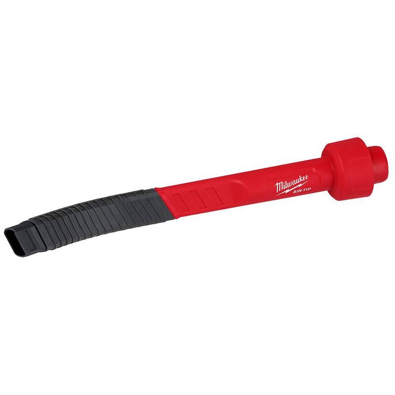 Milwaukee AIR-TIP 1-1/4 in. - 2-1/2 in. Flexible Long Reach Crevice Tool and Swivel Brush Kit For Wet/Dry Shop Vacuums (6-Piece) - 49-90-2030-49-90-2020