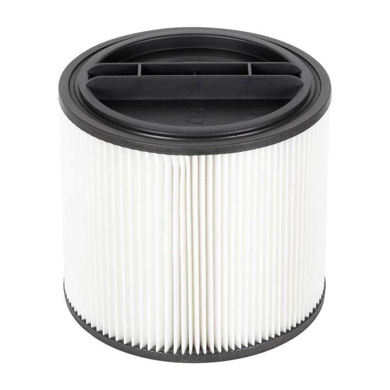 Universal Multi-Fit Standard Cartridge Filter for 5-18 Gal. Wet/Dry Vacuum - U08-2566