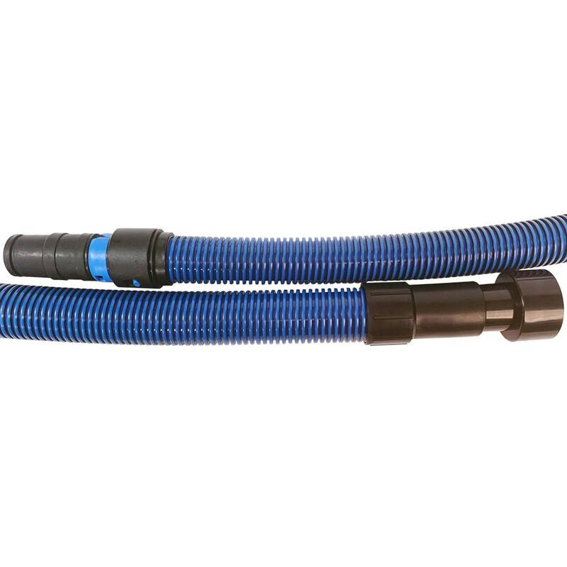 Cen-Tec 16 ft. Antistatic Vacuum Hose for Shop Vacs with Expanded Multi-Brand Power Tool Adapter Set - 95193