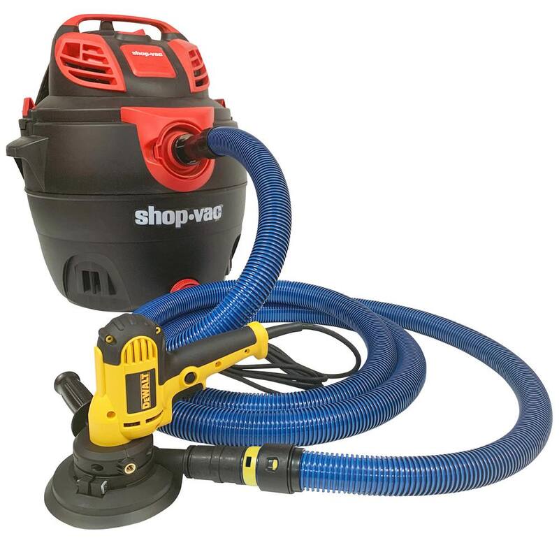 Cen-Tec 16 ft. Antistatic Vacuum Hose for Shop Vacs with Expanded Multi-Brand Power Tool Adapter Set - 95193