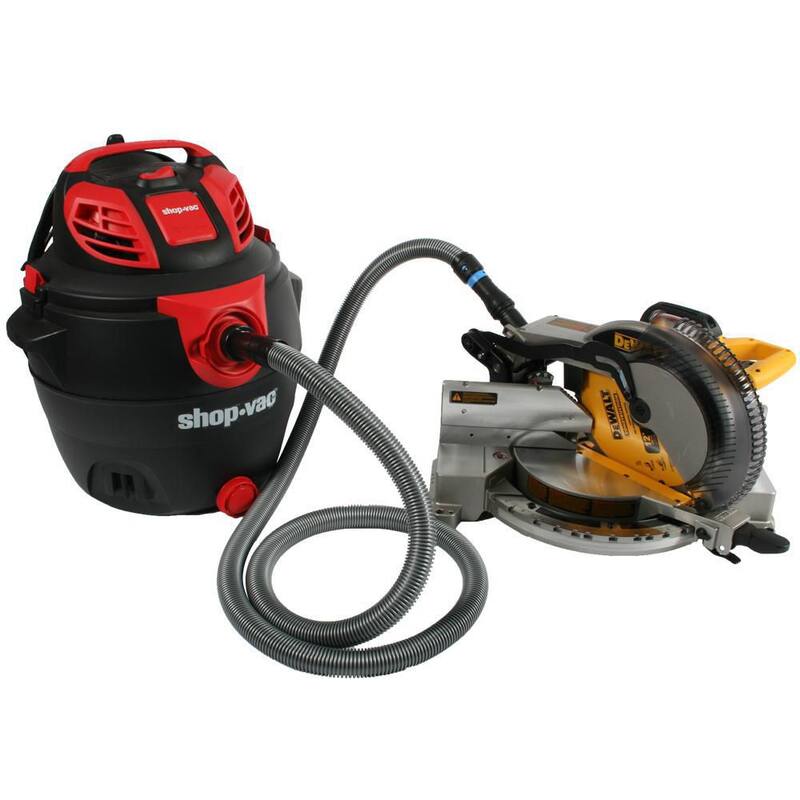 Cen-Tec Quick Click Dust Collection Separator, with 16 ft. Hose and Adapter Set and Urethane Ducting Hose - 97756