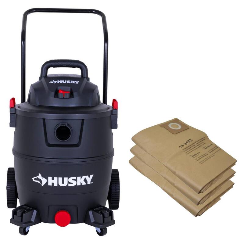 Universal Disposable Filter Dust Bag for 16 Gallon Wet/Dry Vacuum - 3 Pack - AT19-3102