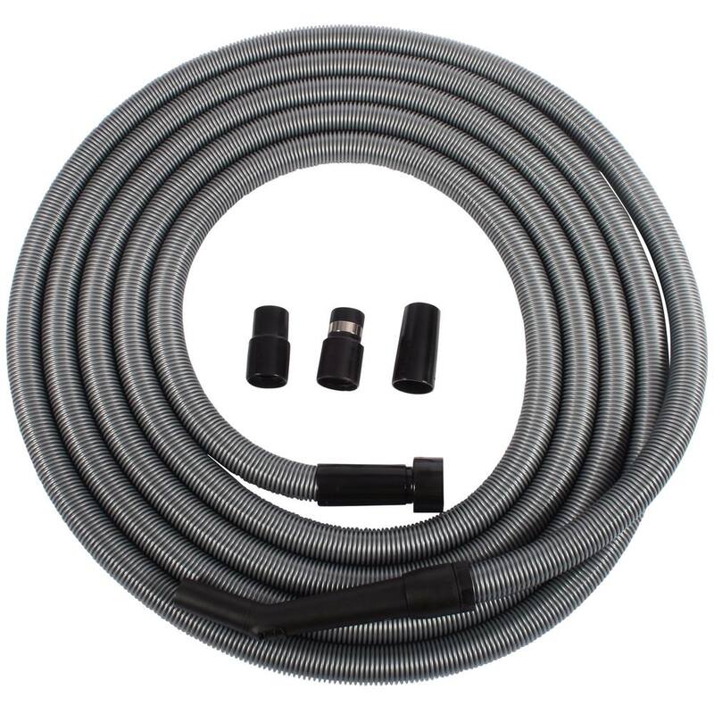 Cen-Tec 30 ft. Universal Extension Hose for Shop and Garage Vacuums, Central Vacuums, and Utility Vacuums - 95358