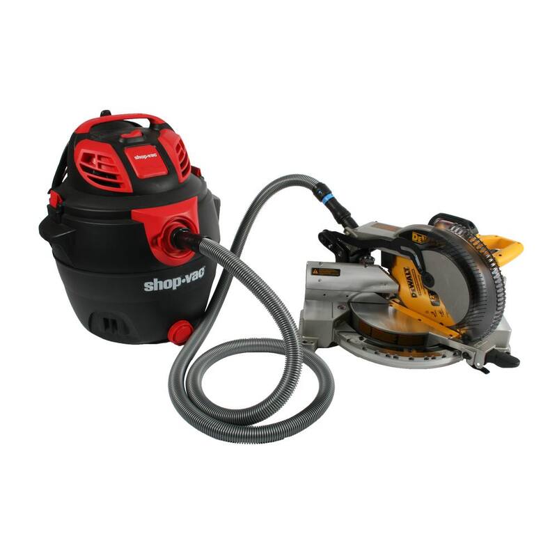 Cen-Tec 16 ft. Hose with Dust Collection Power Tool Adapters for Wet/Dry Vacuums - 94192
