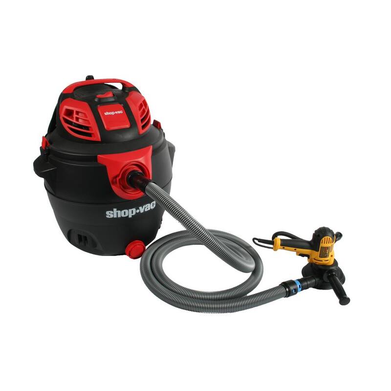 Cen-Tec 16 ft. Hose with Dust Collection Power Tool Adapters for Wet/Dry Vacuums - 94192