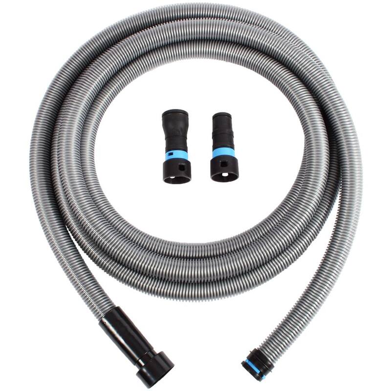 Cen-Tec 16 ft. Hose with Dust Collection Power Tool Adapters for Wet/Dry Vacuums - 94192