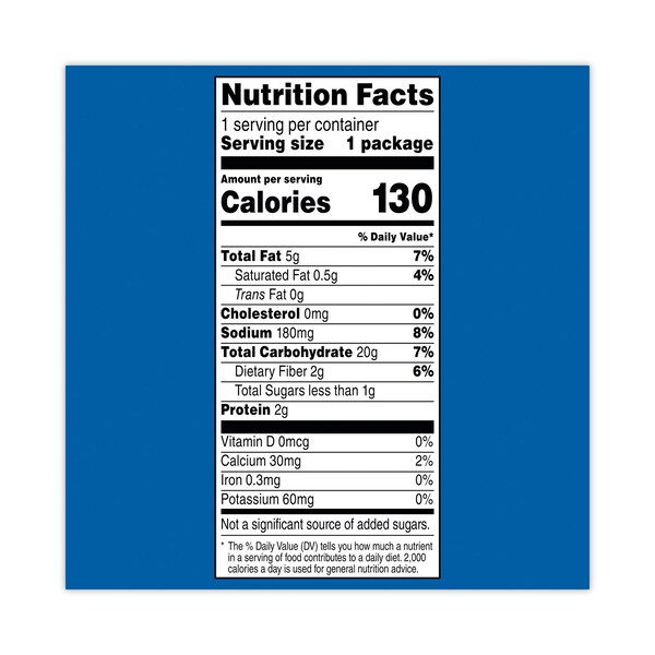 Doritos Reduced Fat Cool Ranch Tortilla Chips, Bolsa de 1 oz, Paquete de 72, 72PK - 36096