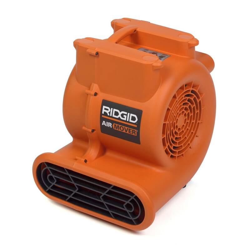 RIDGID 1625 CFM 3-Speed Blower Fan Air Mover with 3 Operating Positions for Water Damage Restoration - AM2286