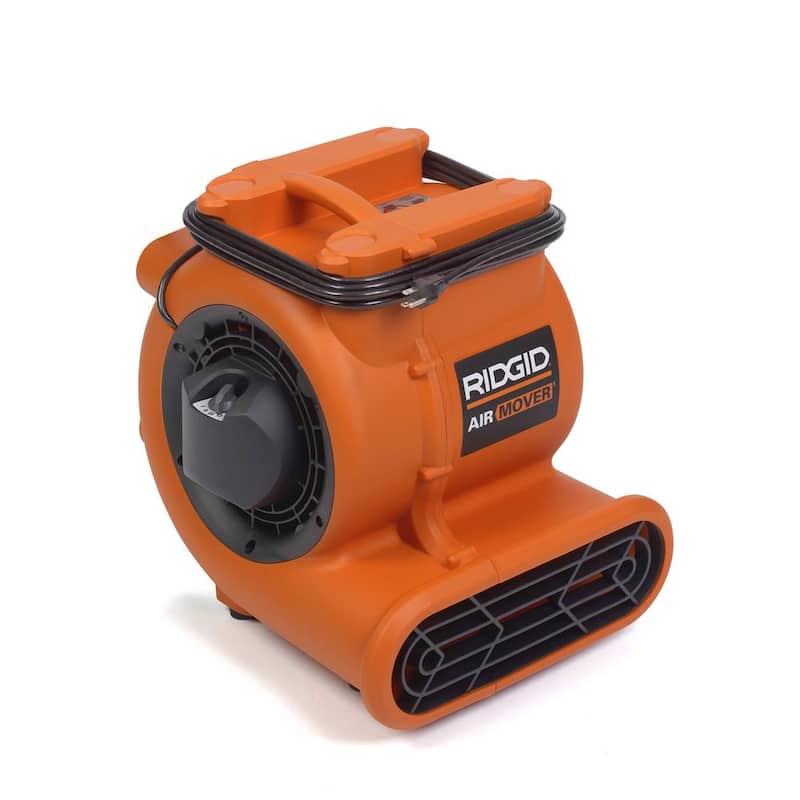 RIDGID 1625 CFM 3-Speed Blower Fan Air Mover with 3 Operating Positions for Water Damage Restoration - AM2286