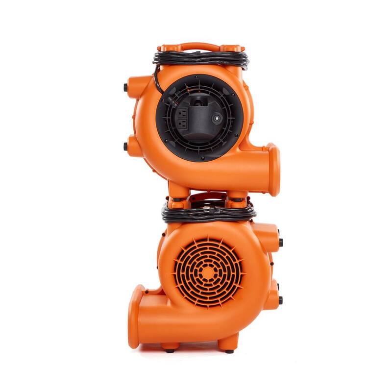 RIDGID 1625 CFM 3-Speed Blower Fan Air Mover with Daisy Chain, 3 Operating Positions for Water Damage Restoration - AM2287