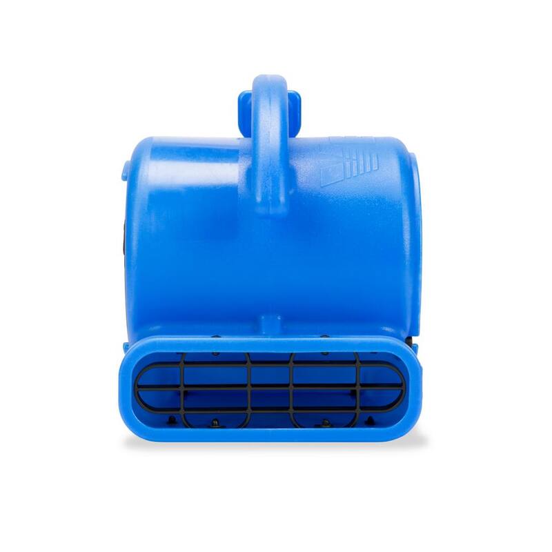 B-Air VP-20 1/5 HP Air Mover for Water Damage Restoration Carpet Dryer Floor Blower Fan Home and Plumbing Use in Blue - BA-VP-20-BL