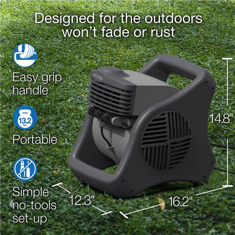 Lasko 15 in. Tall Misto Outdoor Misting Fan - 7050