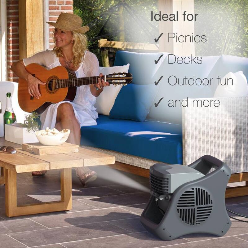 Lasko 15 in. Tall Misto Outdoor Misting Fan - 7050