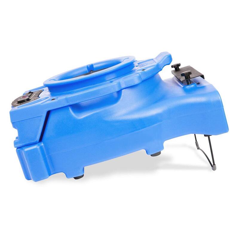 B-Air 1/4 HP Low Profile Blue Air Mover Blower Fan for Water Damage Restoration Carpet Dryer Floor - BA-VL-25-BL