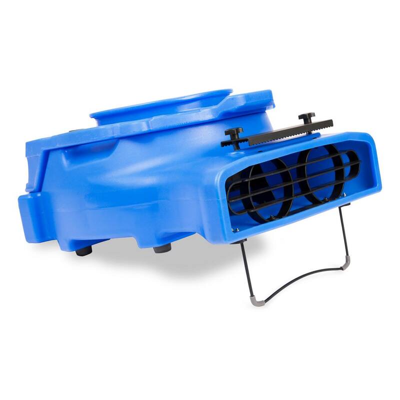 B-Air 1/4 HP Low Profile Blue Air Mover Blower Fan for Water Damage Restoration Carpet Dryer Floor - BA-VL-25-BL