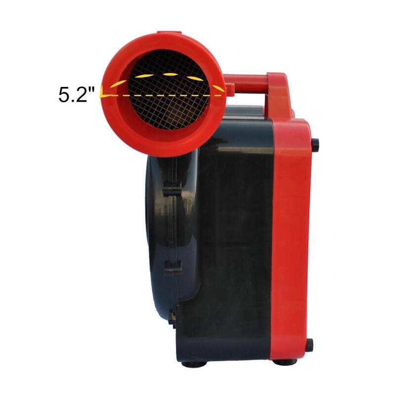 XPOWER 2 HP Indoor Outdoor Inflatable Blower Fan for Bounce House Jumper Game and Display Structures - BR-282A