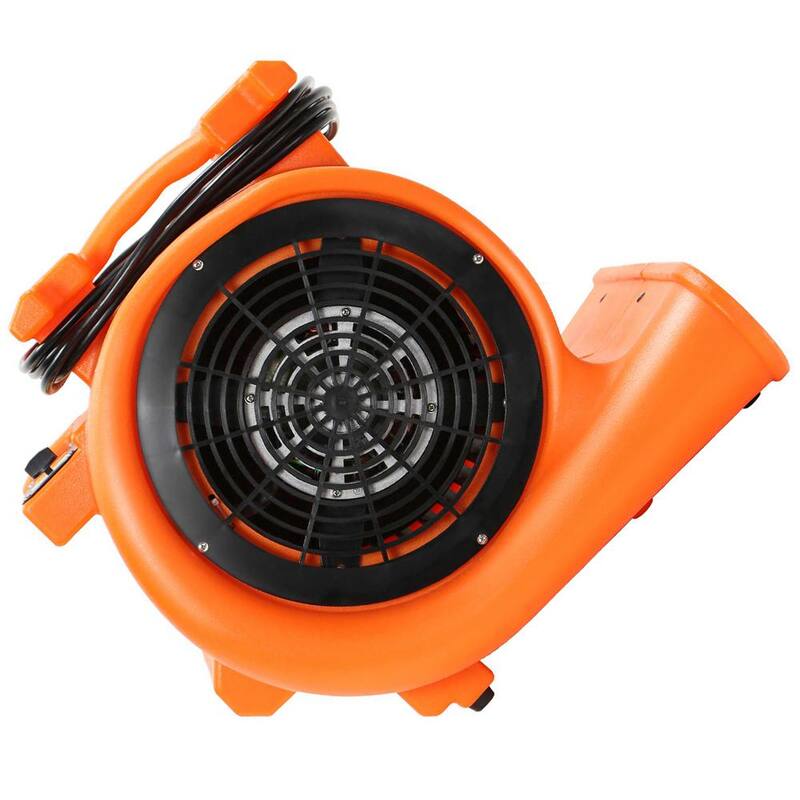Dryser 1 HP 11 in. 3 Speed Blower Fan Air Mover in Orange - JAN-DRY-4200