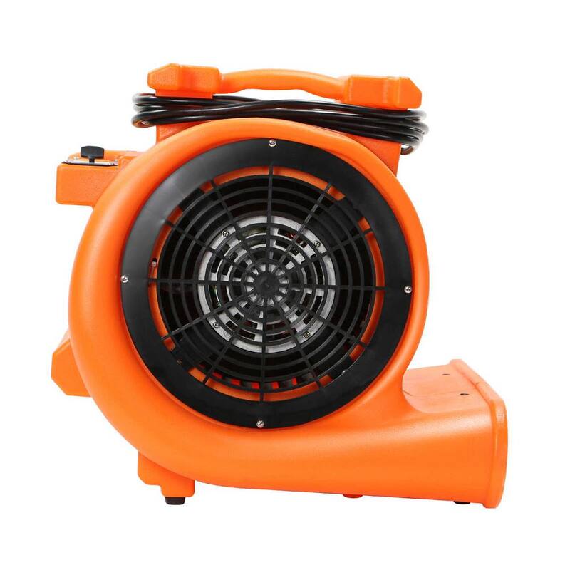 Dryser 1 HP 11 in. 3 Speed Blower Fan Air Mover in Orange - JAN-DRY-4200
