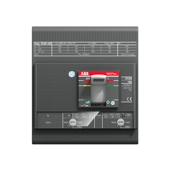 Abb XT2NU4020AFF000XXX, XT2N 125 TMF 20-400 4P F F UL/CSA - XT2NU4020AFF000XXX