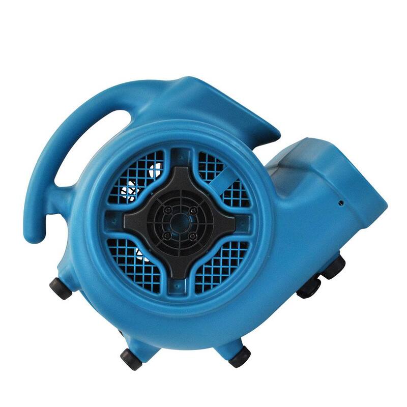 XPOWER P-400 1/4 HP 1600 CFM 3-Speed Air Mover Blower Fan - P-400-Blue