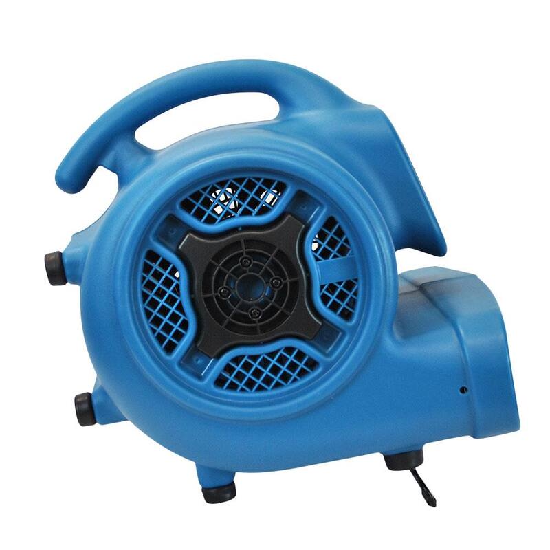 XPOWER P-400 1/4 HP 1600 CFM 3-Speed Air Mover Blower Fan - P-400-Blue