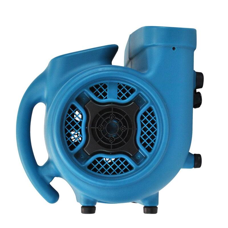 XPOWER P-400 1/4 HP 1600 CFM 3-Speed Air Mover Blower Fan - P-400-Blue