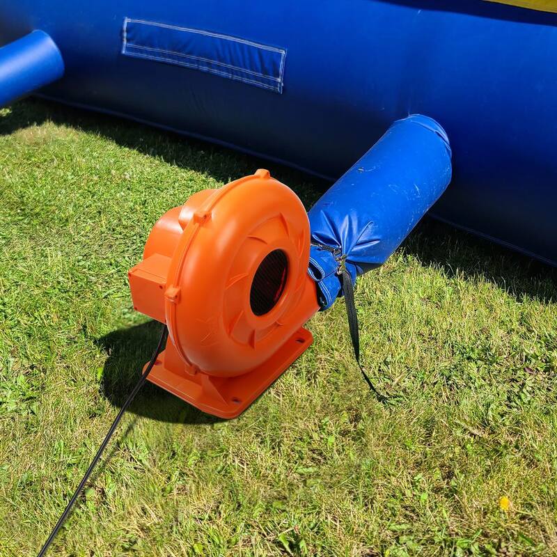 VEVOR Inflatable Blower 14 in. 1-Speed Blower Fan in Orange 950-Watt with 1/1.2 HP Bounce Blower Pump Air Blower 3300 RPM - ZTXYMP34X3430EWF0V0-0819