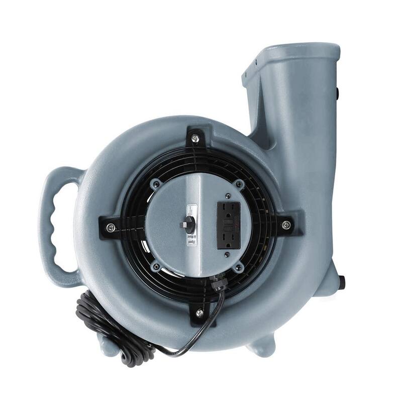 Dryser 1/3 HP 9.5 in. 3 Speed Blower Fan Air Mover in Gray - JAN-DRY-3300