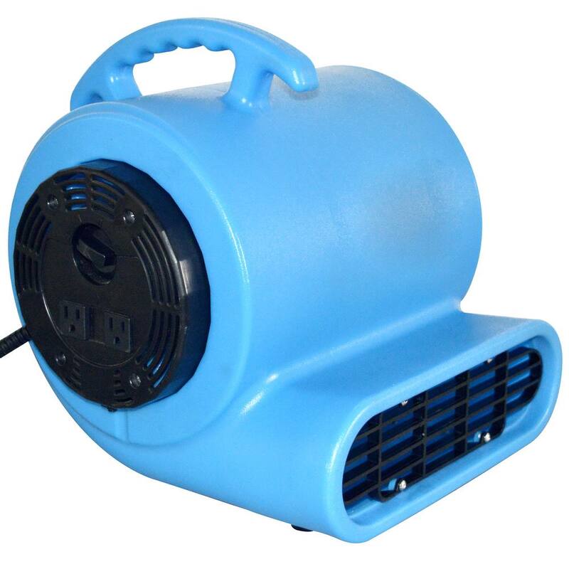 BloTek 1/2HP 3 speed Blower Fan Blue with Daisy Chain Capability - 53529