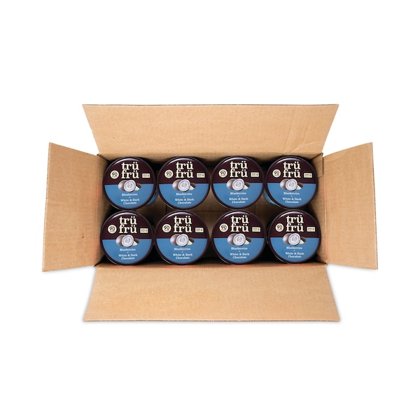 Arándanos azules ultrafríos de la naturaleza cubiertos de chocolate blanco y negro, taza de 5 oz, paquete de 8 - 823F
