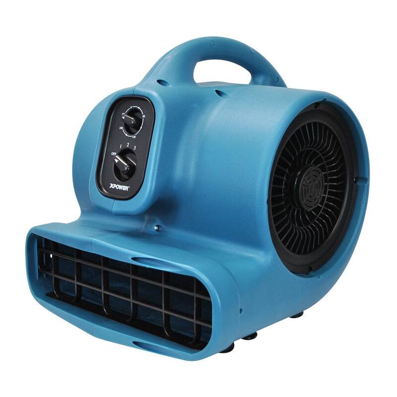 XPOWER Freshen Aire 2000 CFM 3-Speed Scented Air Mover Blower Fan with Timer and Power Outlets - P-450AT