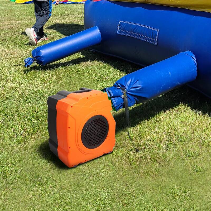 VEVOR Inflatable Blower 15 in. 1 Speed Blower Fan in Orange with 1.5/1.7 HP 1100-Watt Pump Commercial Air Blower 3100 RPM - SYQM1100W74M2G16HV1-0819