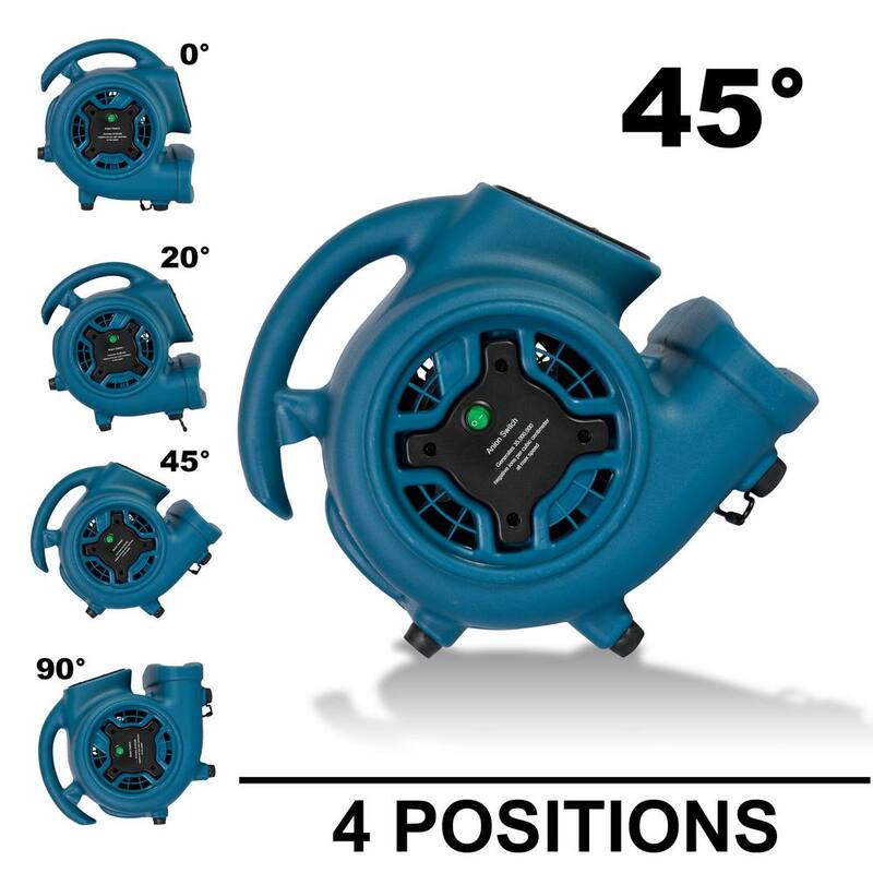 XPOWER 2,000 CFM Scented Air Mover Blower Fan with Negative Ion Generator - P-450NT