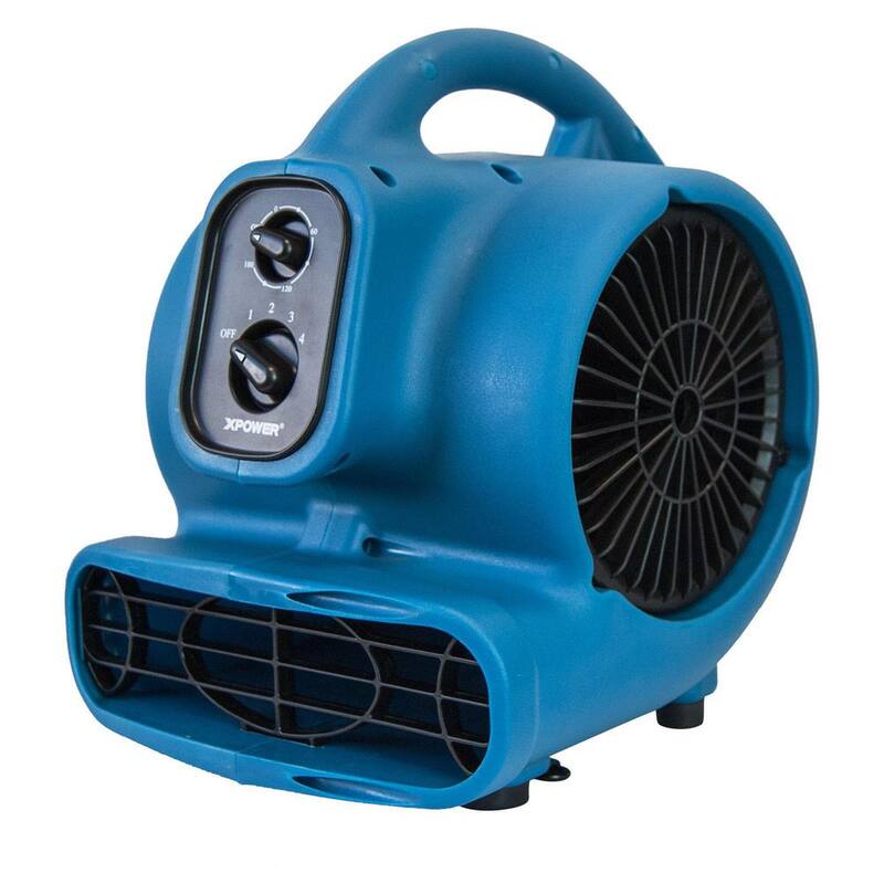 XPOWER Freshen Aire 800 CFM 4 Speeds Scented Air Mover Blower Fan with Timer and Power Outlets - P-260AT