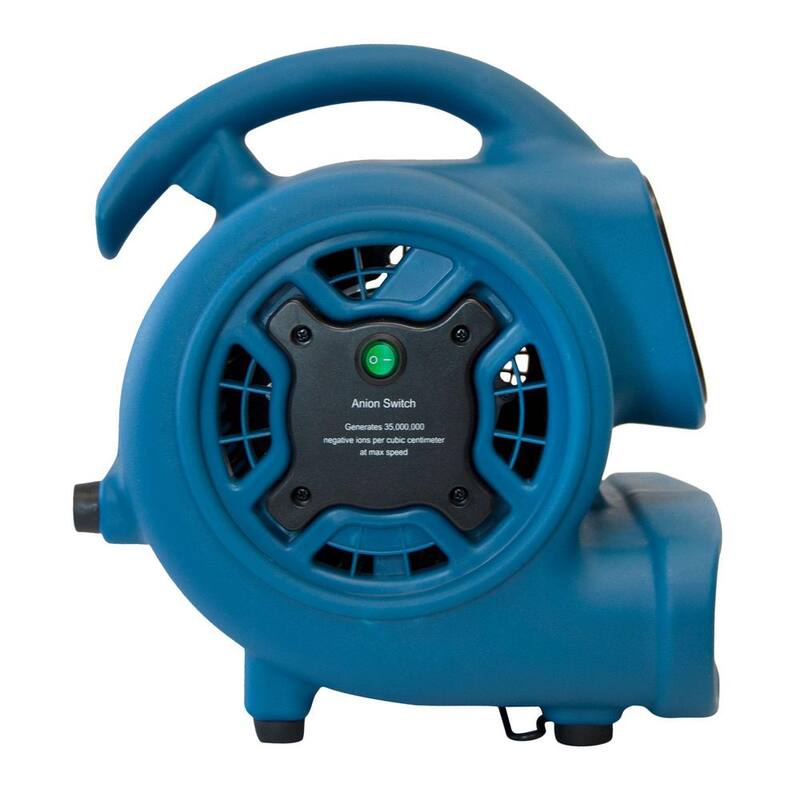 XPOWER Freshen Aire 8.75 in. 800 CFM 4 Speeds Scented Air Mover Blower Fan with Timer and Negative Ion Generator - P-260NT
