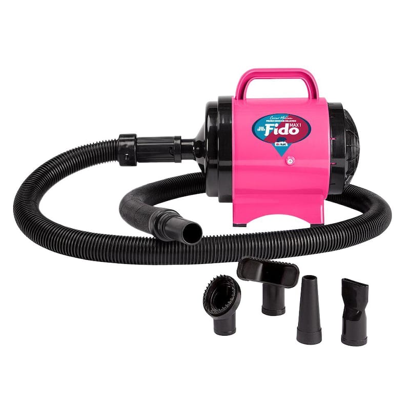 B-Air Cesar Millan Collection 2 HP Fido Max 1 Pet Grooming Dog Dryer in Hot Pink - BA-FM-1-PK